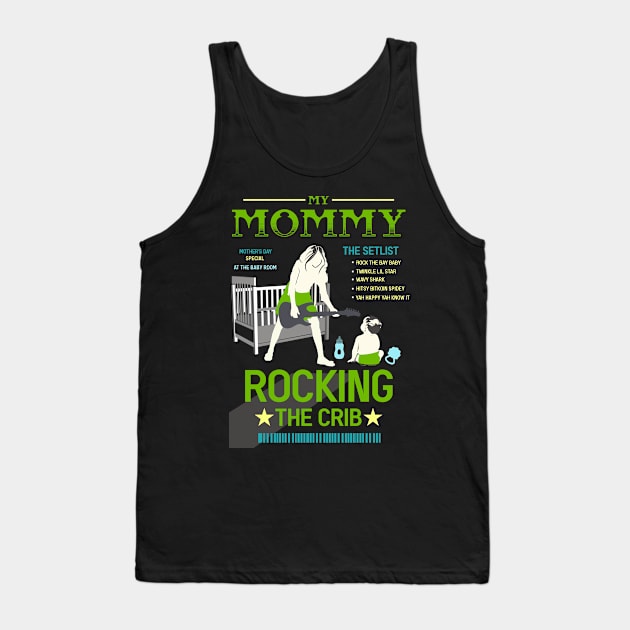 mothers day mommy rocking the crib retro 06 Tank Top by HCreatives